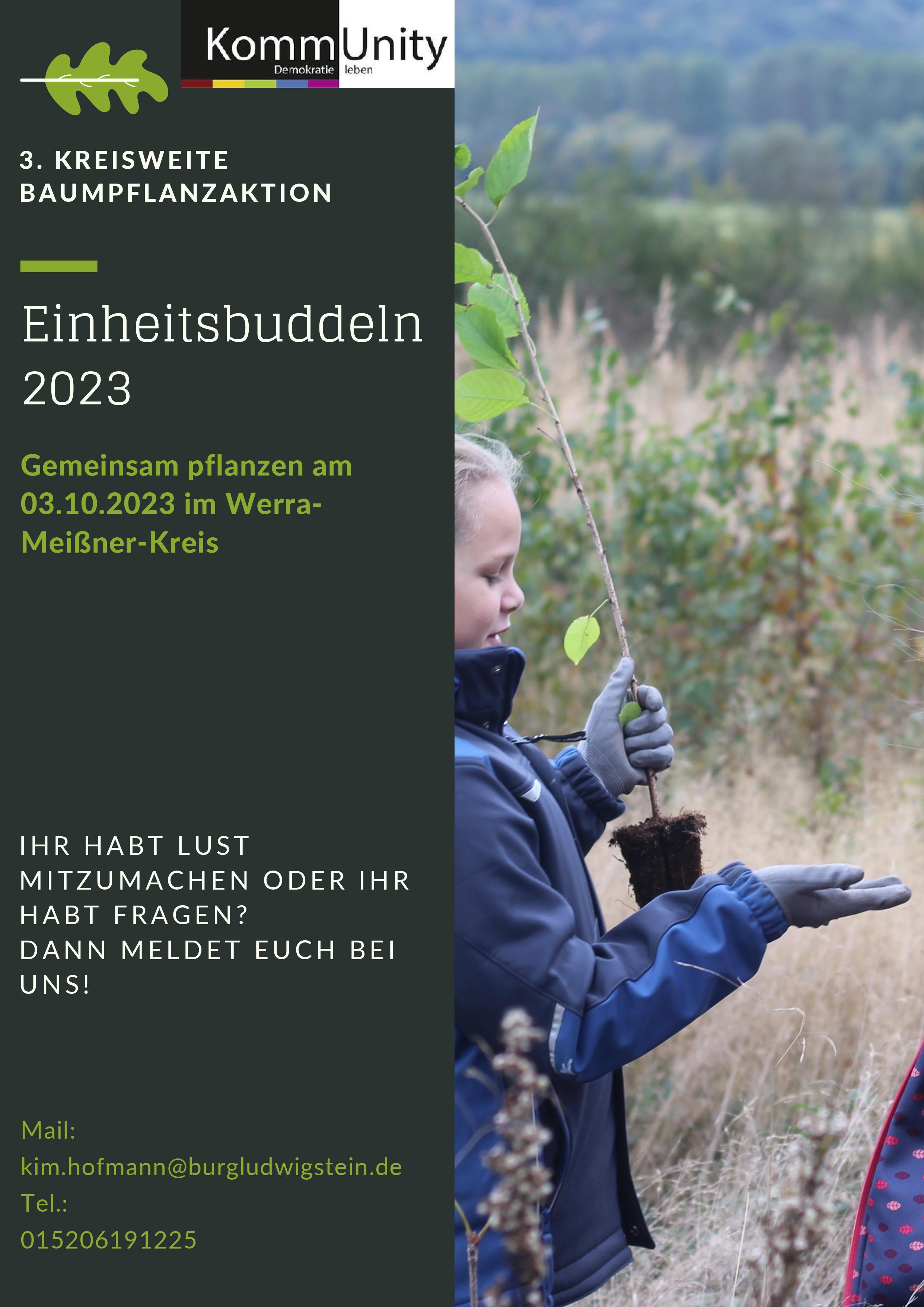 Baumpflanzaktion 2023 Stadt Hessisch Lichtenau
